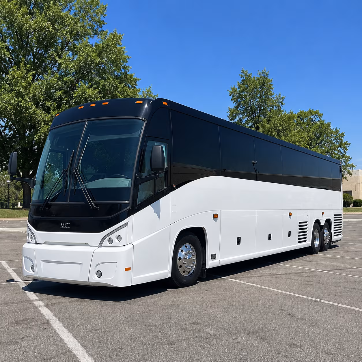 airport shuttle buses for sports teams athletic groups traveling through lit