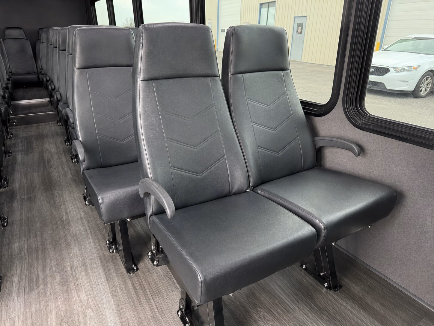 little rock 15 passenger minibus interior