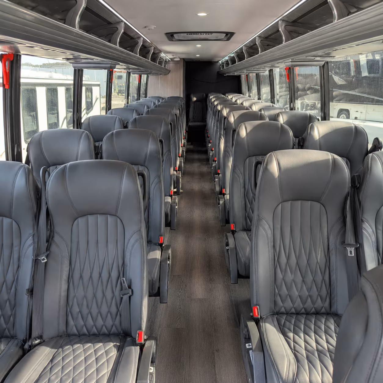 little rock 35 passenger minibus inside