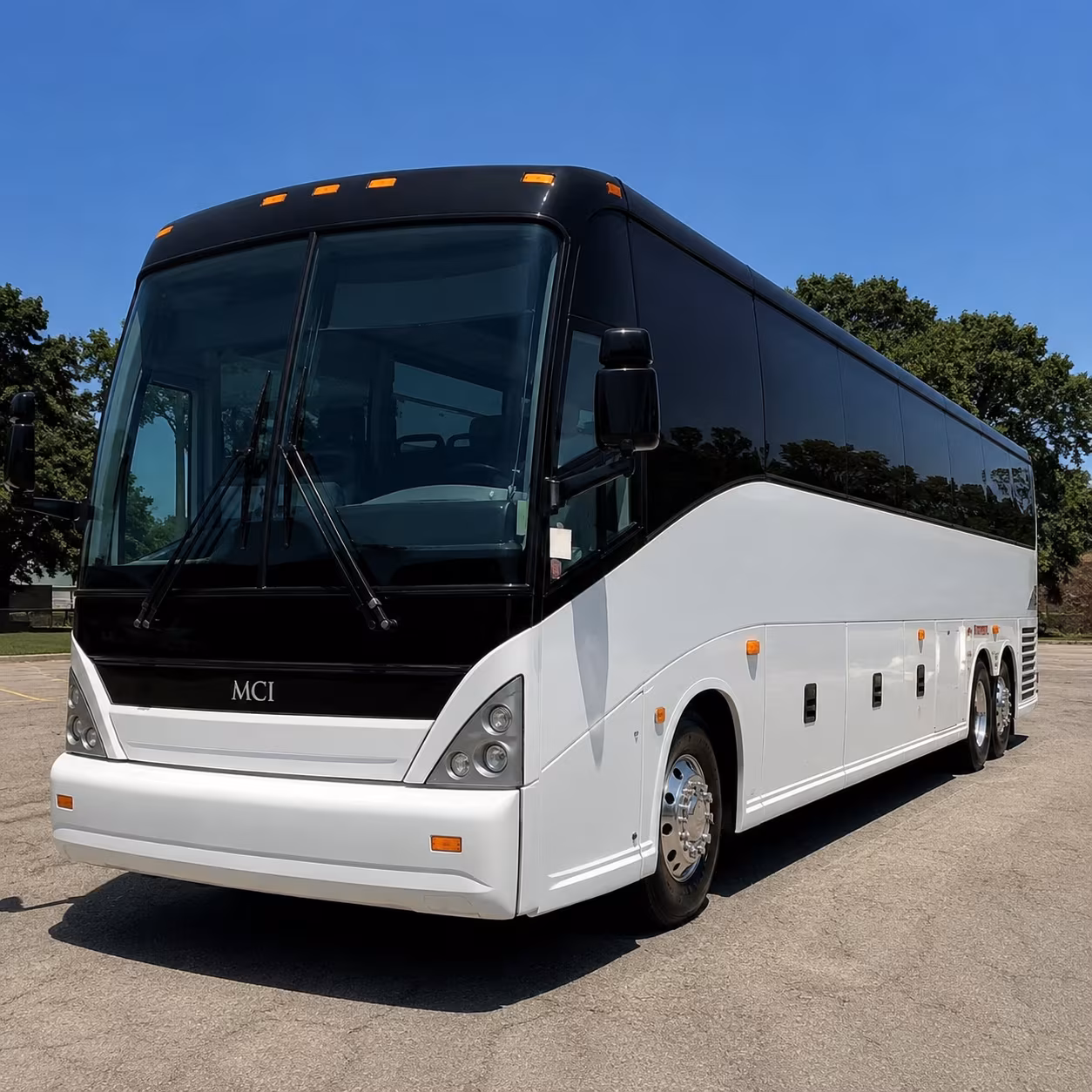 little rock 56 passenger charter bus