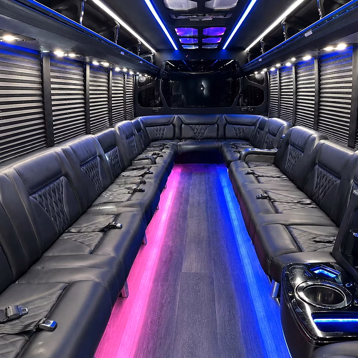 little rock holiday party bus rental