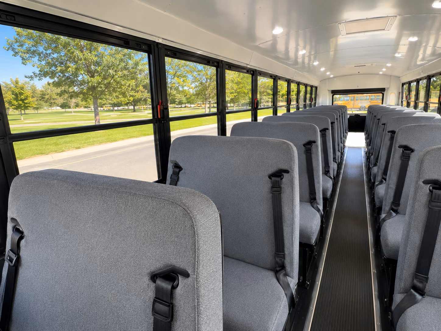 little rock school bus inside