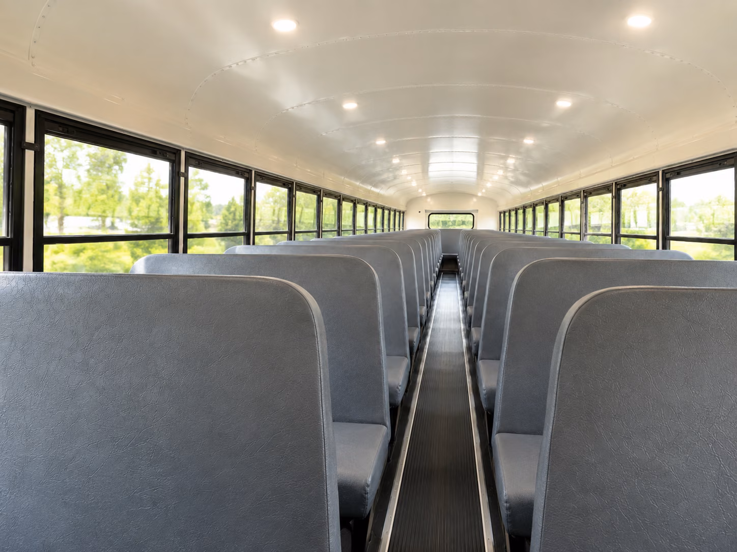 little rock school bus interior