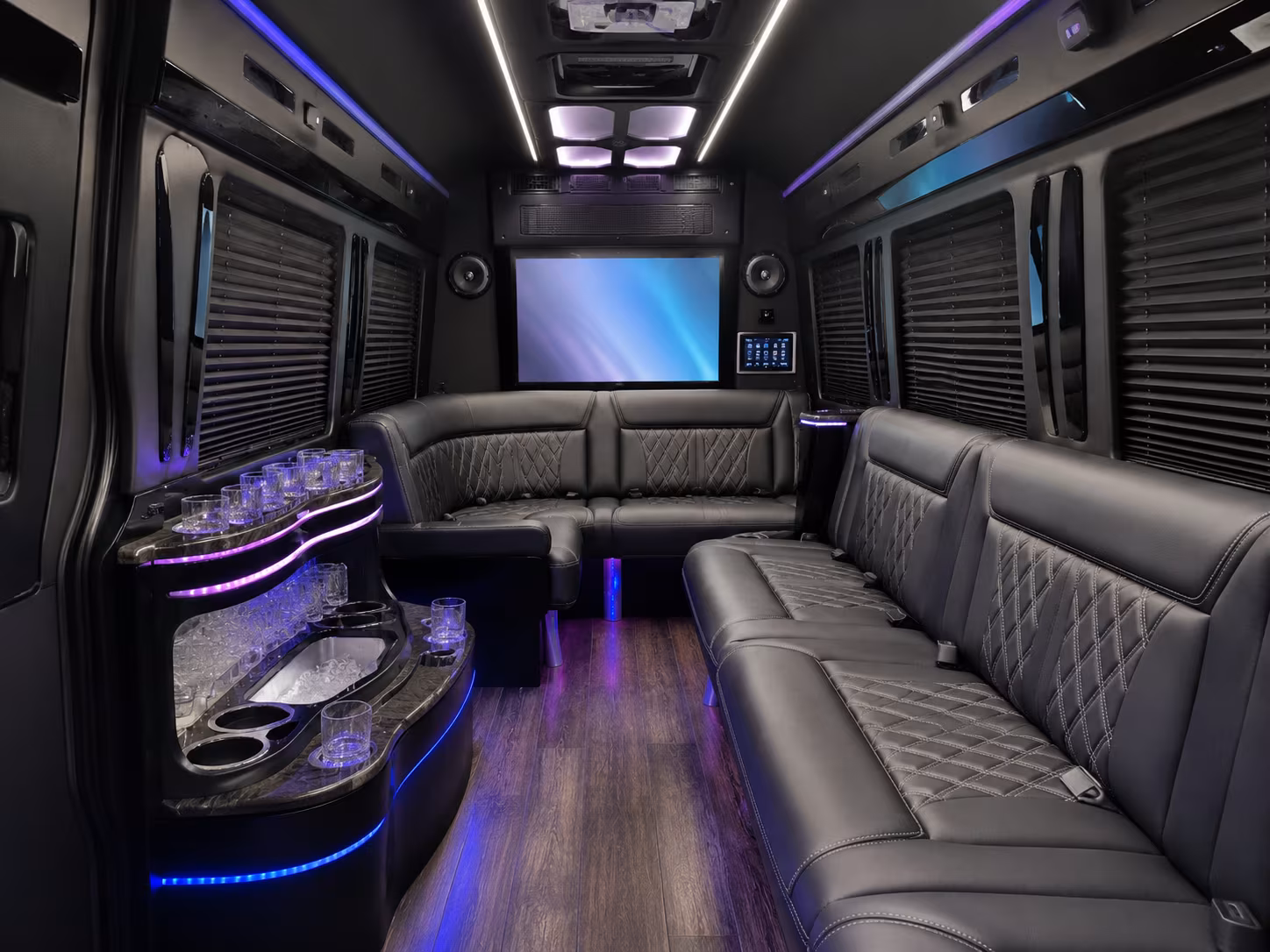 little rock sprinter limousine inside