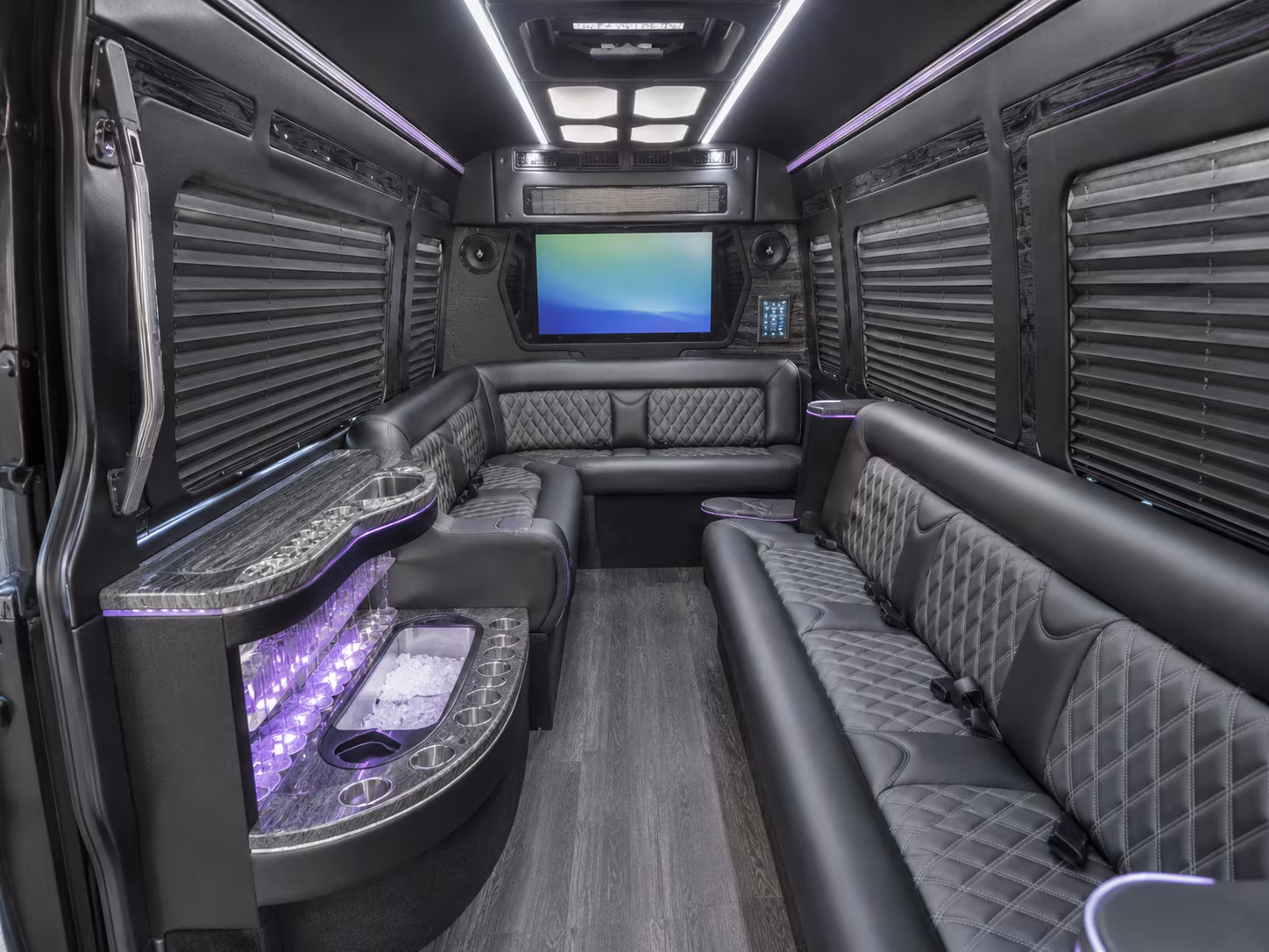 little rock sprinter limousine interior