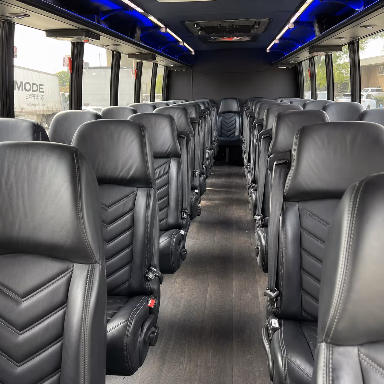 little rock wedding transportation onboard seating