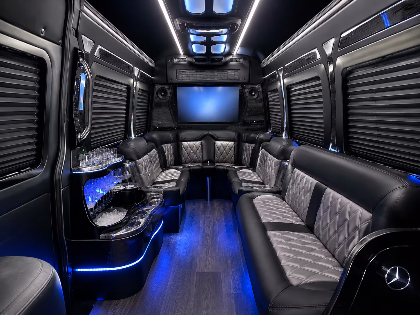 rehearsal dinner bus rentals in little rock and north little rock